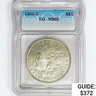 1900-O Morgan Silver Dollar ICG MS65 