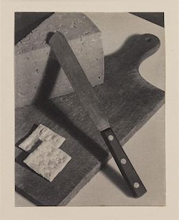 Paul Outerbridge Jr., (American, 1896-1958), Still Life (Cheese and Crackers), 1922