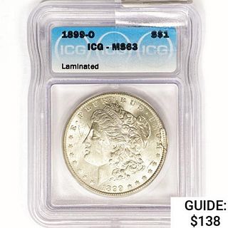 1899-O Morgan Silver Dollar ICG MS63 