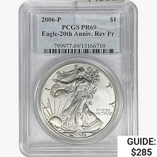 2006-P Silver Eagle PCGS PR69 REV PR