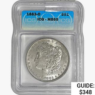 1883-O Morgan Silver Dollar ICG MS65 