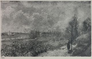 Camille Pissarro (After) - La Sente du Chou a Pontoise
