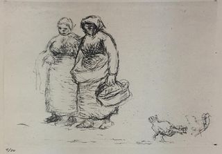Camille Pissarro (After) - Paysan aux Poulets