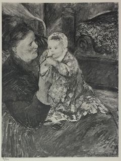 Camille Pissarro (After) - Mere et Enfant
