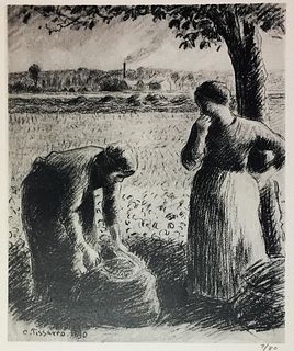 Camille Pissarro (After) - Cueillette