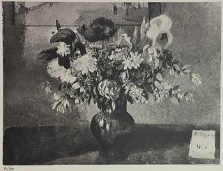 Camille Pissarro (After) - Bouquet de Fleurs