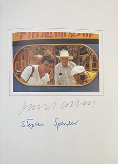 David Hockney and Stephen Spender - China Diary