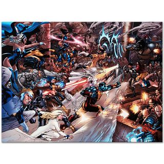 Marvel Comics "X-Men vs. Agents of Atlas #2" Numbered Limited Edition Giclee on Canvas by Carlo Pagulayan with COA.
