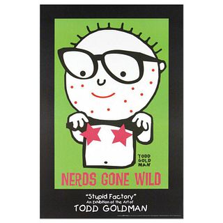 Nerds Gone Wild Collectible Lithograph (24" x 36") by Renowned Pop Artist Todd Goldman.