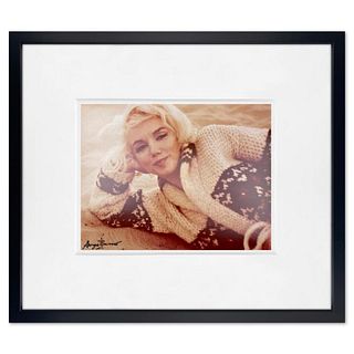 George Barris (1922-2016), "Marilyn Monroe: The Last Shoot" Framed Photograph Printed from the Original Negative, Hand Signed and with Letter of Authe