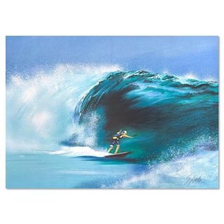 Victor Spahn, "The Wave" hand signed limited edition lithograph with Certificate of Authenticity.