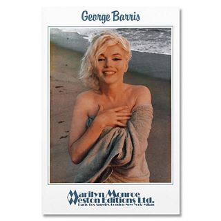 George Barris (1922-2016), "All of Me" Poster of Marilyn Monroe from the Edward Weston Collection and Letter of Authenticity