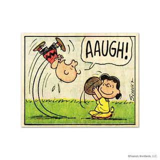 Peanuts, "AAUGH!" Hand Numbered Limited Edition Fine Art Print with Certificate of Authenticity.