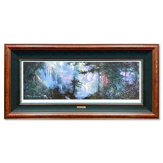 James Coleman, "Mystical Waterfalls" Framed Limited Edition Cibachrome, Numbered 58/250 and Hand Signed with Letter of Authenticity.
