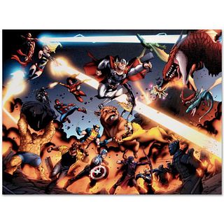 Marvel Comics "I Am An Avenger #4" Numbered Limited Edition Giclee on Canvas by Daniel Acuna with COA.
