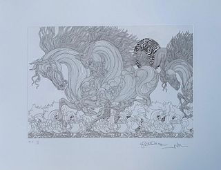 Guillaume Azoulay- Limited edition vintage etching on paper