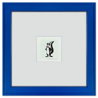 Pepe le Pew Framed Limited Edition Etching with Hand Tinted Color from Warner Bros., Numbered with Letter of Authenticity