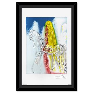 Salvador Dali (1904-1989), "Lady Godiva" Framed Limited Edition Lithograph (1983), Plate Signed with Certificate of Authenticity.