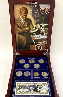 John F. Kennedy Coin & Currency Collection (9-coins)
