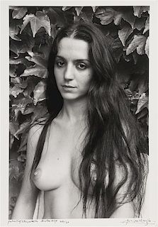 Lucien Clergue, (French, b. 1934), Portrait of Elisabeth Arles, 1979