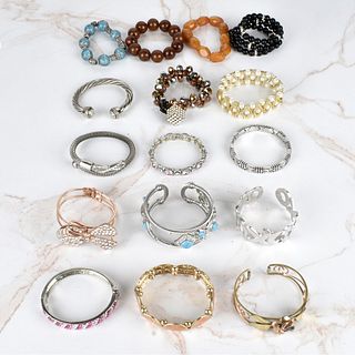 Collection of Fashion Bracelets.