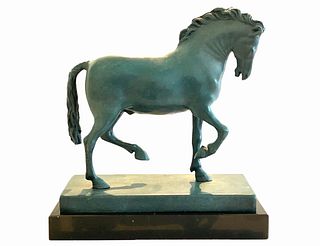 A Famous Chinese Tang Horse Bronze Sculpture