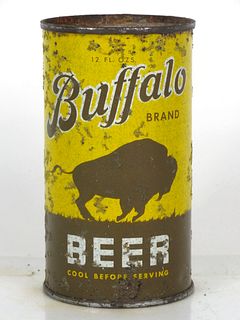1938 Buffalo Beer 12oz OI-166 Opening Instruction Can Sacramento California