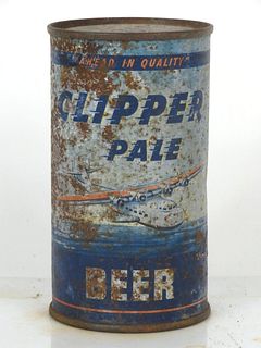 1958 Clipper Pale Beer 12oz 49-33 Flat Top Santa Rosa California