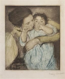 Mary Cassatt, (American, 1844-1926), Mother and Child