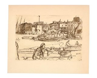 James McNeill Whistler 1834-1903 Plate Lithograph