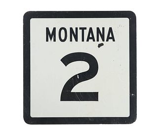 Montana Highway 2 Large Reflective Road Sign