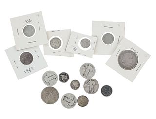 United States Silver & Nickel Coins 1838-1945 (16)