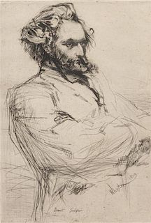 James Abbott McNeill Whistler, (American, 1834-1903), Drouet Sculpteur
