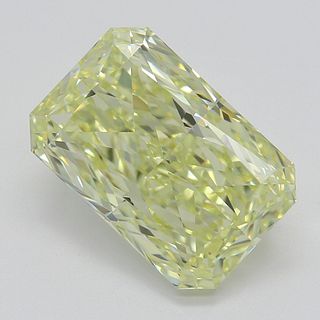 2.66 ct, Natural Fancy Light Yellow Even Color, IF, Radiant cut Diamond (GIA Graded), Appraised Value: $52,100 