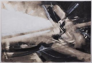 Franz Kline Attributed:  Abstract Expressionist Composition