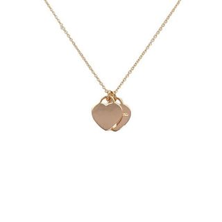 TIFFANY & CO. DOUBLE HEART 18K ROSE GOLD NECKLACE