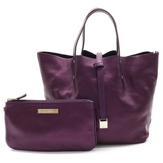 TIFFANY & CO. REVERSIBLE LEATHER & SUEDE TOTE BAG