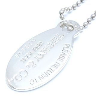 TIFFANY & CO. OVAL TAG NECKLACE