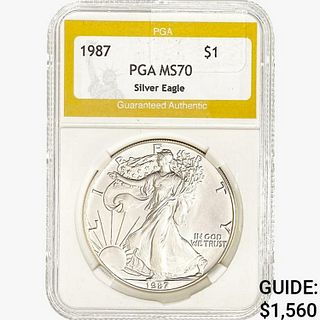 1987 Silver Eagle PGA MS70 