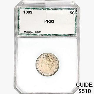 1889 Liberty Victory Nickel PCI PR63 