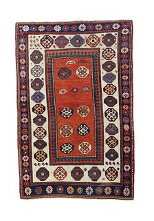 Antique Caucasain Kazak Rug