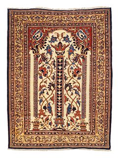 Antique Persian Haji Jailli Tabriz Rug