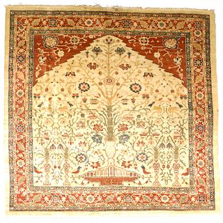 Antique Persian Zieglar Mahal Rug