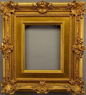 Victorian Gold Leaf Carved Frame