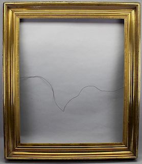 American Gilt/Carved Fluted Cove Frame