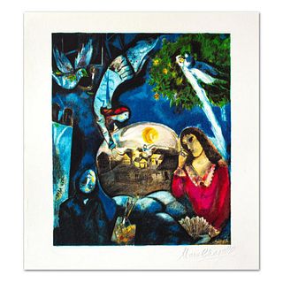 Marc Chagall (1887-1985), "Autour D'elle" Limited Edition Lithograph with Certificate of Authenticity.