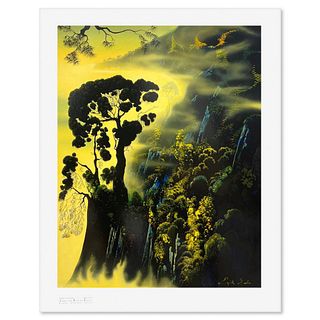 Eyvind Earle (1916-2000), "Sunset Silhouette" Limited Edition Printer's Proof (28" x 22"), Numbered and Hand Signed with Letter of Authenticity.