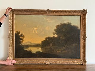 Stunning 19th c. Original Oil On Canvas Painting - Attr. Joseph White "Smith of Chicheley"