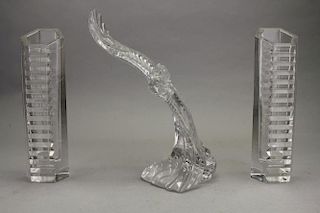 (2) Vases and Lenox Eagle
