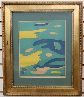 "Water" After F. Leger Lithograph